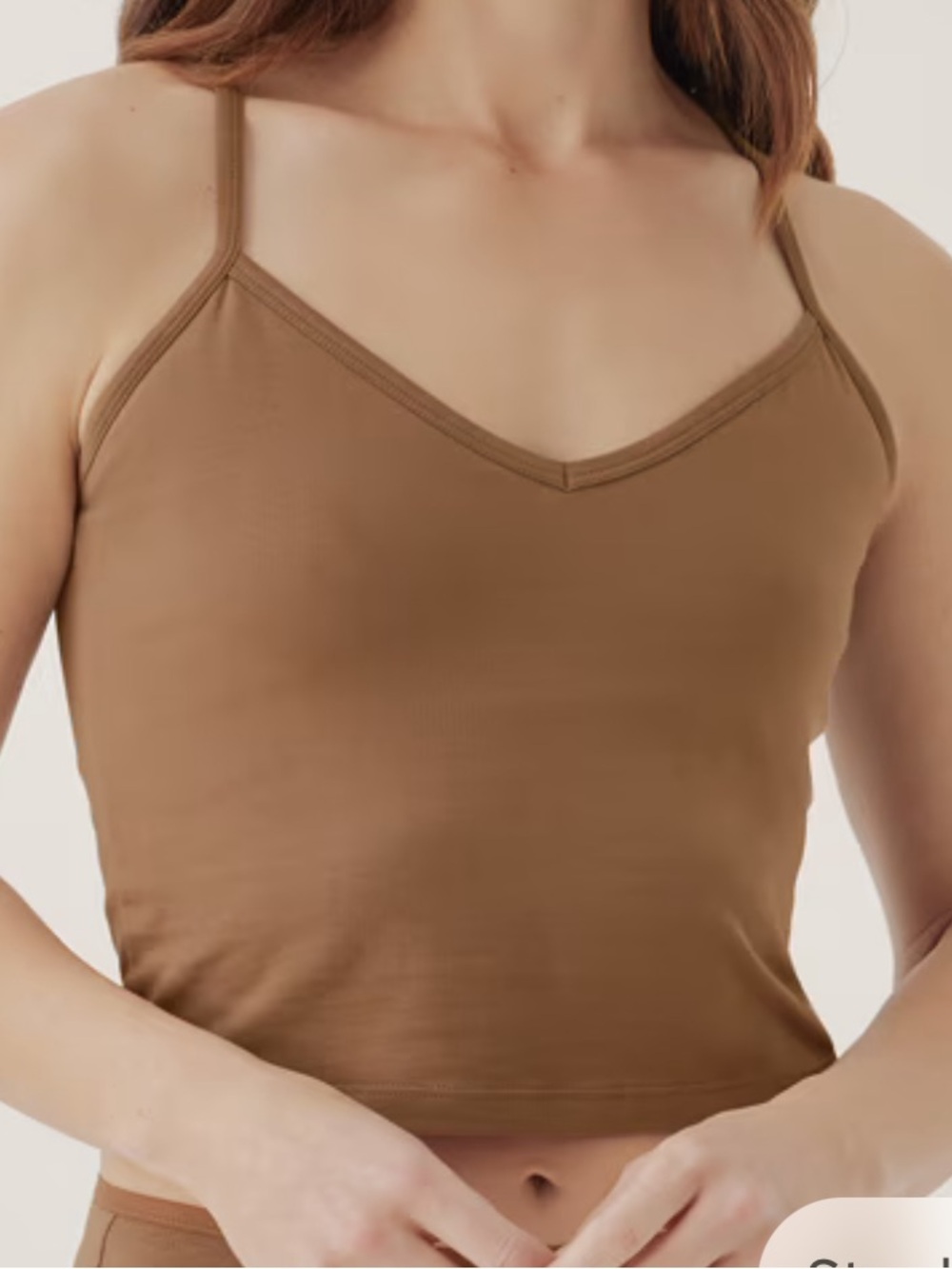 Pact Women’s Everyday Shelf Bra Cropped Camisole